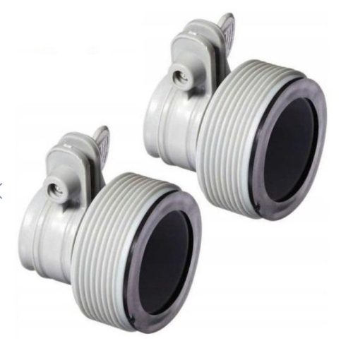 INTEX hollanderes átalakító, 32mm medence csatlakozáshoz, szoritóanyával (29061), 2 db / csomag