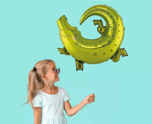 Crocodile, Krokodil fólia lufi 80 cm.