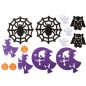 Halloweeni dekoráció filc anyagból