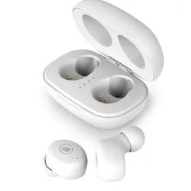   Vezeték nélküli fül-/fejhallgató - mikrofonos, True Wireless, hallójárati (in-ear), zárt kialakítás, Bluetooth 5.0, SBC kodek támogatás fehér