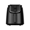 Midea MF-TN35D air fryer, forrólevegős fritőz, 3,5 literes sütőkosár, állítható hőmérséklet 200 °C-ig, 1500 W, fekete,