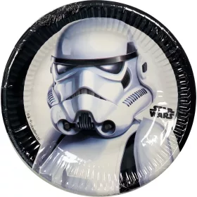 Star Wars Troopers papírtányér 8 db-os 20 cm.