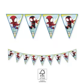 Pókember Spidey zászlófüzér FSC 2,3 m,