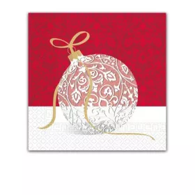 Karácsonyi Elegant Xmas Ball szalvéta 20 db-os 33x33 cm.