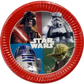 Star Wars Dark Force papírtányér 8 db-os 20 cm.