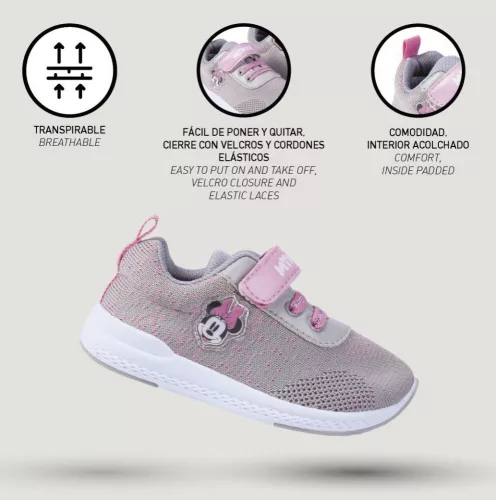 Disney Minnie Sitting utcai cipő tornazsákkal 23