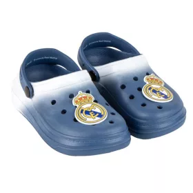Real Madrid Coat of Arms Blue gyerek papucs, clog 28/29