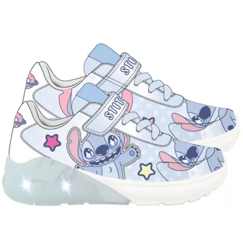 Disney Lilo és Stitch, A csillagkutya Happy Alien LED villogó, világító utcai cipő 31