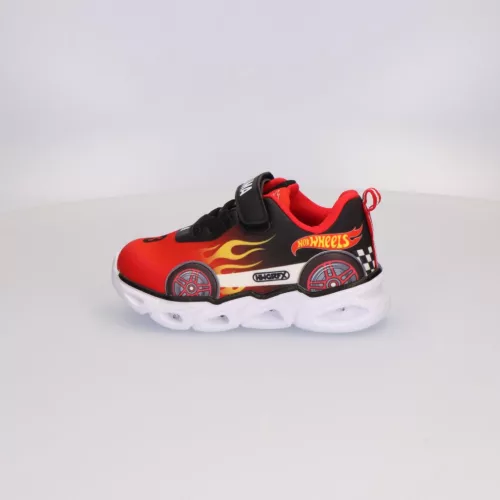 Hot Wheels Fire LED villogó, világító utcai cipő 32