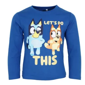   Bluey Let's Do Blue gyerek hosszú póló, felső 5 év / 110 cm