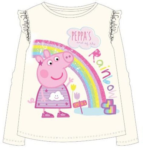 Peppa malac Rainbow gyerek hosszú póló, felső 116 cm