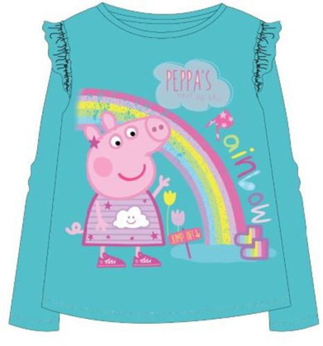 Peppa malac Rainbow gyerek hosszú póló, felső 116 cm