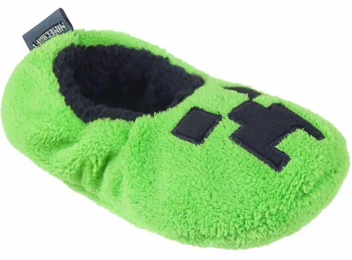 Minecraft Creeper gyerek téli papucs 35/36