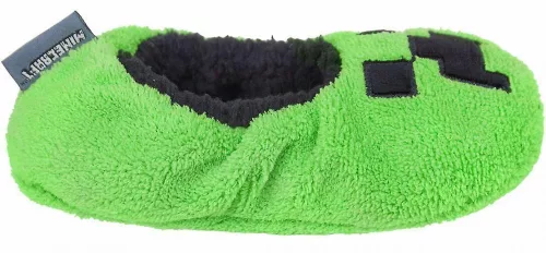 Minecraft Creeper gyerek téli papucs 35/36