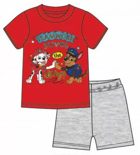 Mancs Őrjárat Teamwork gyerek rövid pizsama 5 év