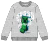 Minecraft Grey gyerek pulóver 8 év / 128 cm