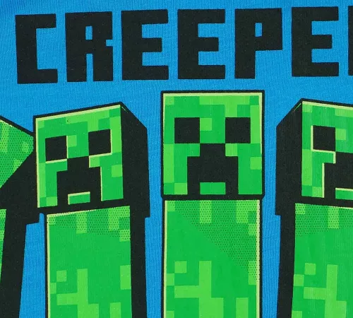 Minecraft Alpha gyerek rövid pizsama 8 év / 128 cm