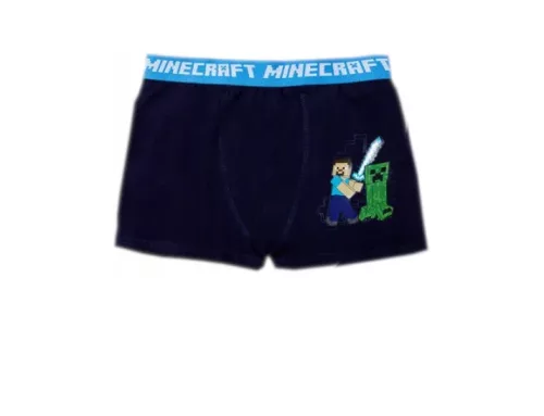 Minecraft Pixel gyerek boxeralsó 2 darab/csomag 9 év / 134 cm