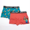 Minecraft Red gyerek boxeralsó 2 darab/csomag 12 év / 152 cm