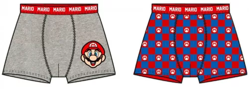 Super Mario Power gyerek boxeralsó 2 darab/csomag 12 év / 152 cm