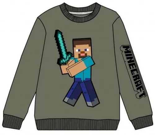 Minecraft Pixel Sword gyerek pulóver 9 év / 134 cm