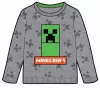Minecraft Grey gyerek kötött pulóver 10 év / 140 cm