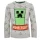 Minecraft Grey gyerek kötött pulóver 12 év / 152 cm