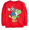 Super Mario Yoshi gyerek hosszú ujjú póló, felső 6 - 7 év / 116 - 122 cm