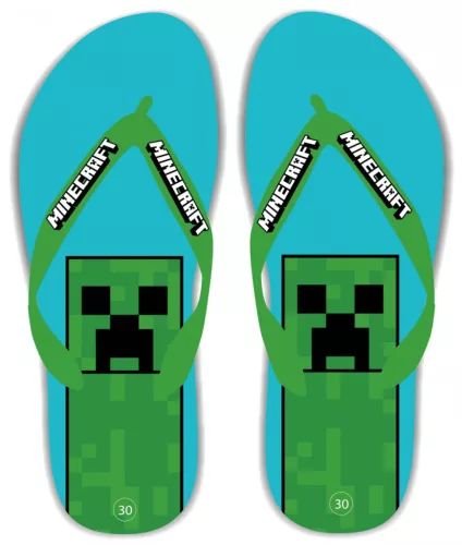 Minecraft Blue gyerek papucs, Flip-Flop 29/30