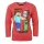Minecraft Create Red gyerek hosszú ujjú póló, felső 8 év / 128 cm