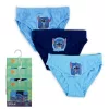 Disney Lilo és Stitch, A csillagkutya Blue gyerek fehérnemű, alsó 3 darab/csomag 6 - 8 év / 116 - 128 cm