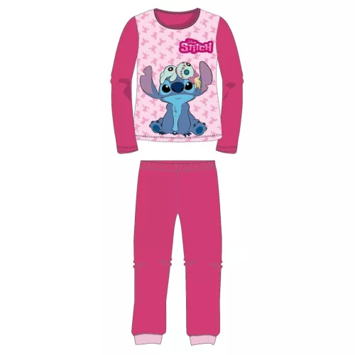 Disney Lilo és Stitch, A csillagkutya Scrump Pink gyerek hosszú pizsama 8 év / 128 cm