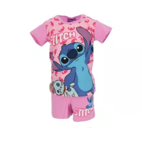   Disney Lilo és Stitch, A csillagkutya Scrump Pink gyerek rövid pizsama 3 év / 98 cm