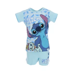   Disney Lilo és Stitch, A csillagkutya Scrump Blue gyerek rövid pizsama 3 év / 98 cm