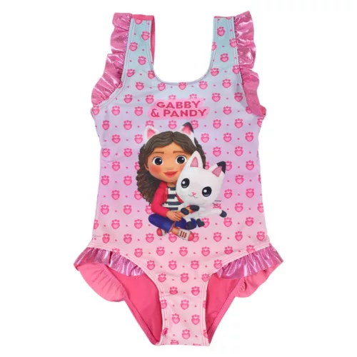 Gabi babaháza Pandy gyerek fürdőruha és sarong szett 7 - 8 év / 122 - 128 cm