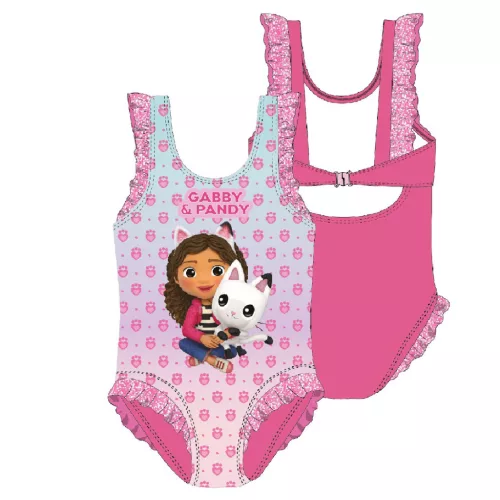 Gabi babaháza Pandy gyerek fürdőruha és sarong szett 7 - 8 év / 122 - 128 cm