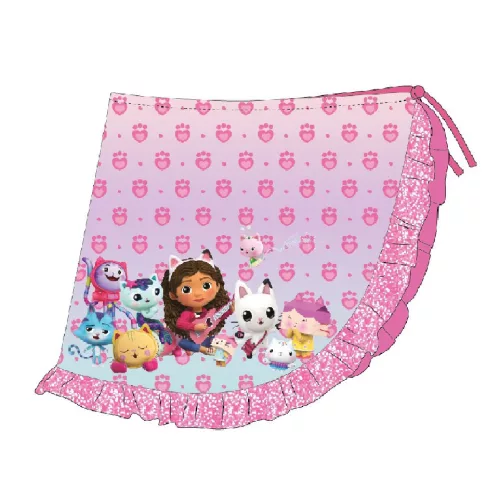Gabi babaháza Pandy gyerek fürdőruha és sarong szett 7 - 8 év / 122 - 128 cm