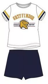 Harry Potter Gryffindor White gyerek rövid pizsama 6 év / 116 cm