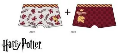 Harry Potter Red Lion gyerek boxeralsó 2 darab/csomag 10 - 12 év / 140 - 152 cm