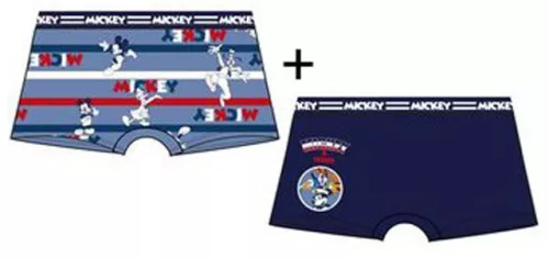 Disney Mickey Motion Blue gyerek boxeralsó 2 darab/csomag 2 - 3 év / 92 - 98 cm
