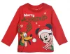 Disney Mickey Pluto Red Karácsonyi baba póló, felső 6 hó