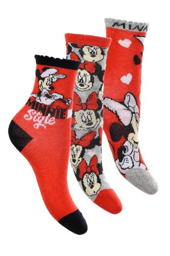 Disney Minnie Red Style gyerek zokni 27/30