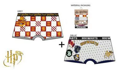 Harry Potter Hogwarts House gyerek boxeralsó 2 darab/csomag 9 - 10 év / 134 - 140 cm
