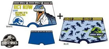Jurassic World Danger gyerek boxeralsó 2 darab/csomag 6 - 8 év / 116 - 128 cm
