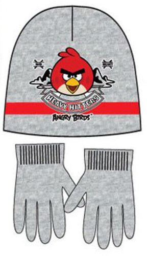 Angry Birds Heavy Hitters Grey gyerek sapka + kesztyű szett 52 cm