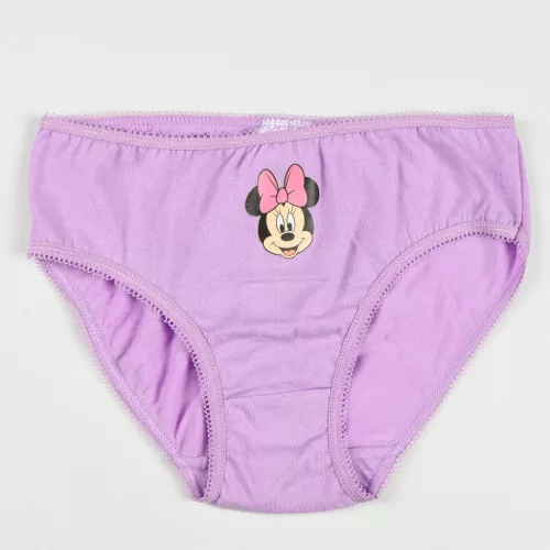 Disney Minnie Purple Dots gyerek fehérnemű, bugyi 3 darab/csomag 6 - 8 év / 116 - 128 cm