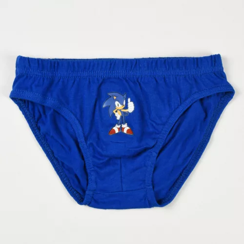 Sonic a sündisznó Gotta Go gyerek fehérnemű, alsó 3 darab/csomag 3 - 4 év / 98 - 104 cm
