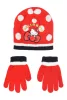 Hello Kitty Cute Dots Red gyerek sapka + kesztyű szett 52 cm