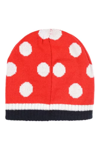 Hello Kitty Cute Dots Red gyerek sapka + kesztyű szett 54 cm
