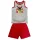 Bing Red gyerek rövid pizsama 5 - 6 év / 110 - 116 cm